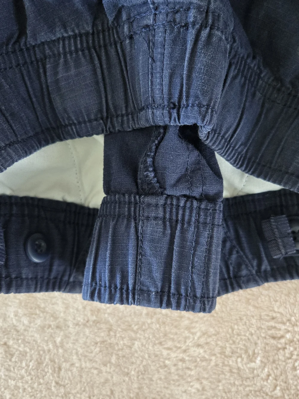 Lot of Cargo Shorts - Navy and Khaki